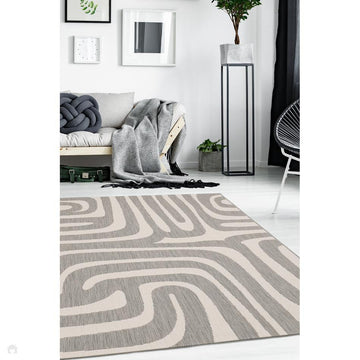 County Zebra Grey In-Outdoor Flatweave Rug-Melrose-Rug Love - The Most Loved Rug Store